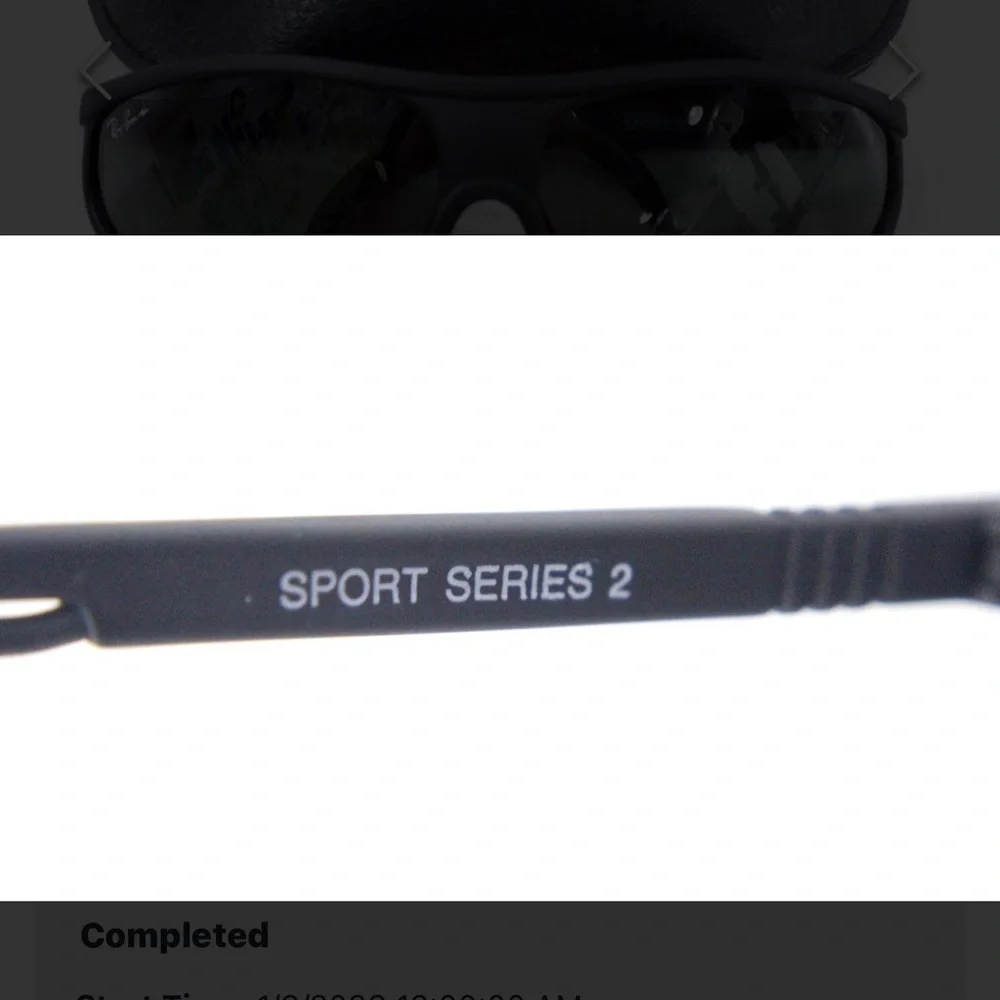 Ray-Ban Black Sport Series Sunglasses
